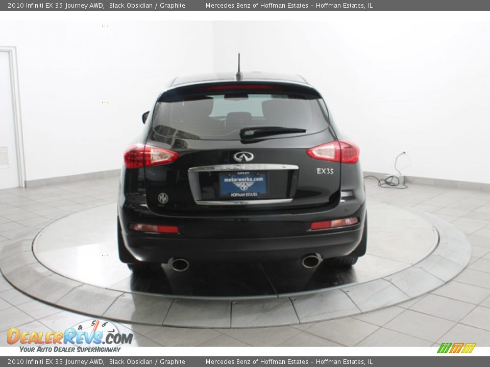 2010 Infiniti EX 35 Journey AWD Black Obsidian / Graphite Photo #4