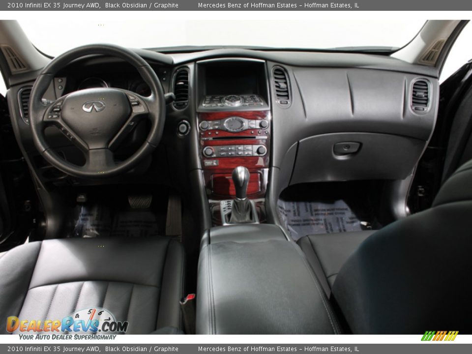 2010 Infiniti EX 35 Journey AWD Black Obsidian / Graphite Photo #6