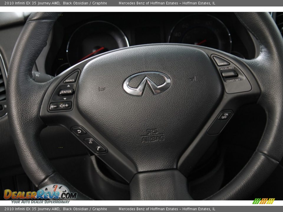 2010 Infiniti EX 35 Journey AWD Black Obsidian / Graphite Photo #8