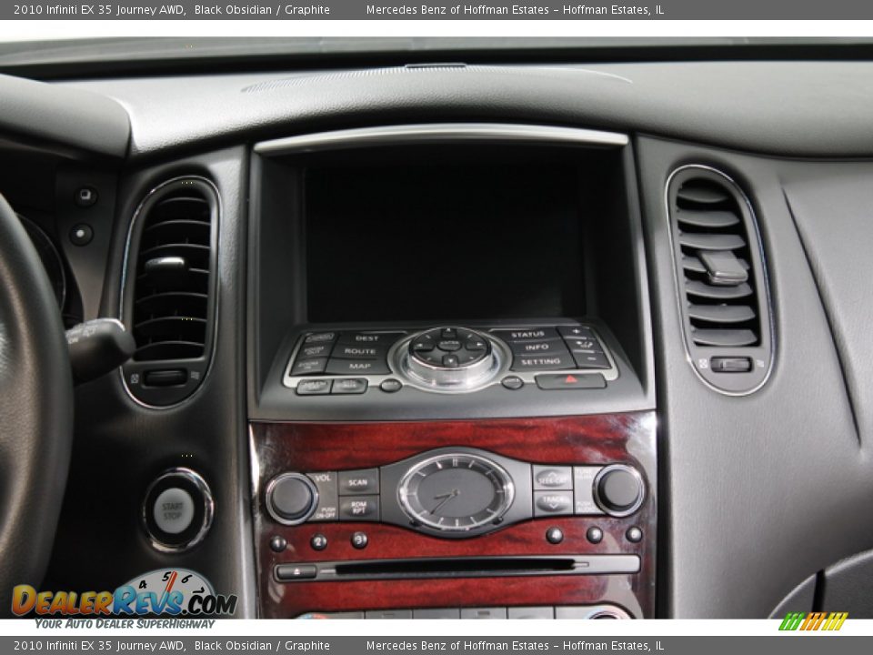 2010 Infiniti EX 35 Journey AWD Black Obsidian / Graphite Photo #10