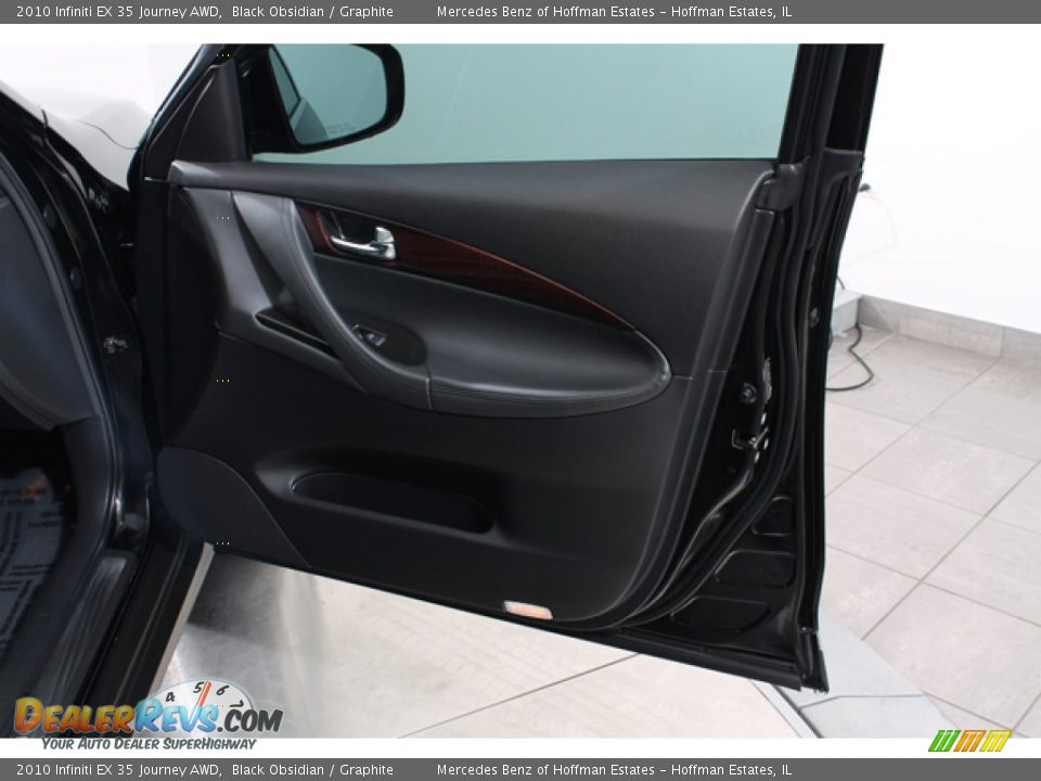 2010 Infiniti EX 35 Journey AWD Black Obsidian / Graphite Photo #13