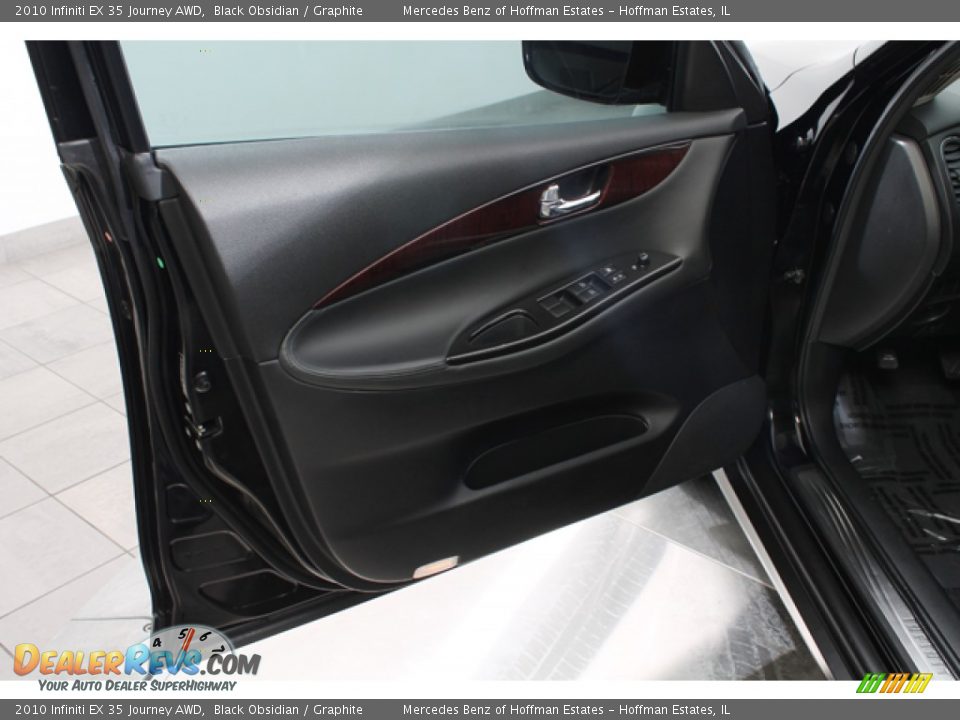 2010 Infiniti EX 35 Journey AWD Black Obsidian / Graphite Photo #16