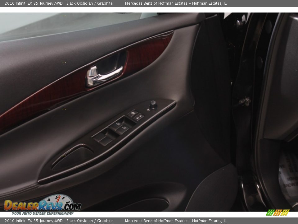 2010 Infiniti EX 35 Journey AWD Black Obsidian / Graphite Photo #17