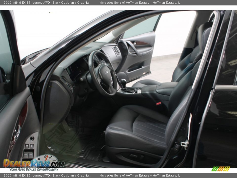 2010 Infiniti EX 35 Journey AWD Black Obsidian / Graphite Photo #18