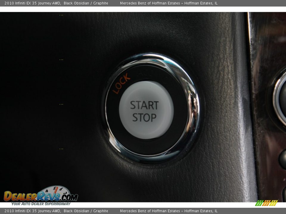 2010 Infiniti EX 35 Journey AWD Black Obsidian / Graphite Photo #21