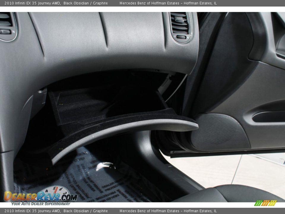 2010 Infiniti EX 35 Journey AWD Black Obsidian / Graphite Photo #22