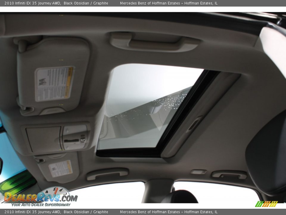 2010 Infiniti EX 35 Journey AWD Black Obsidian / Graphite Photo #25