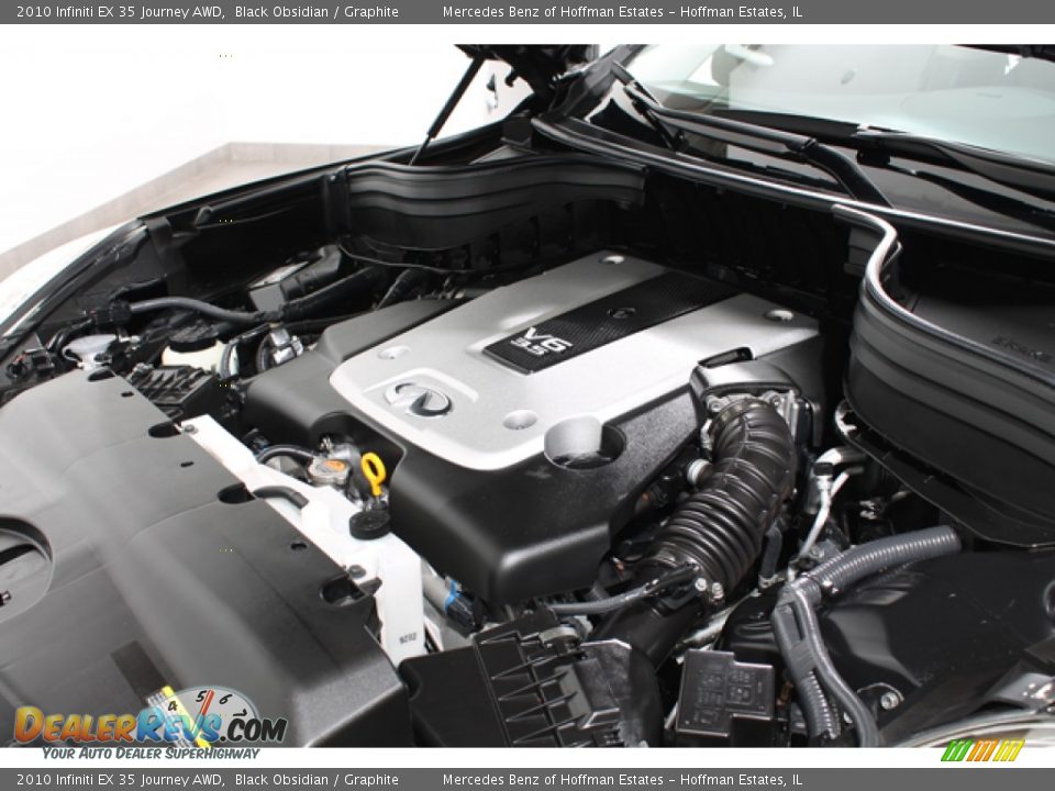 2010 Infiniti EX 35 Journey AWD Black Obsidian / Graphite Photo #26