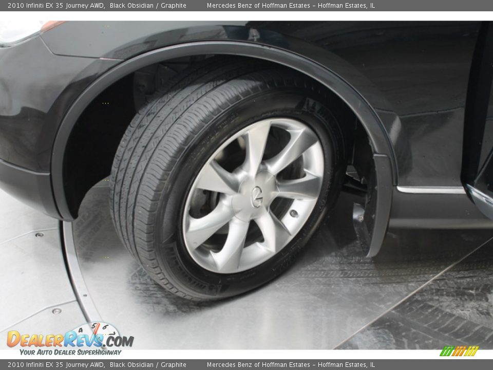 2010 Infiniti EX 35 Journey AWD Black Obsidian / Graphite Photo #28