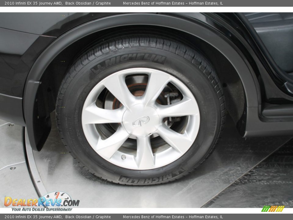 2010 Infiniti EX 35 Journey AWD Black Obsidian / Graphite Photo #30