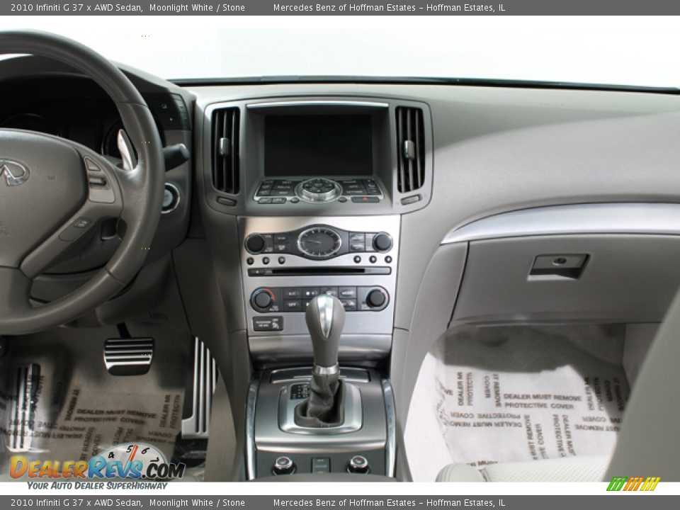 2010 Infiniti G 37 x AWD Sedan Moonlight White / Stone Photo #9
