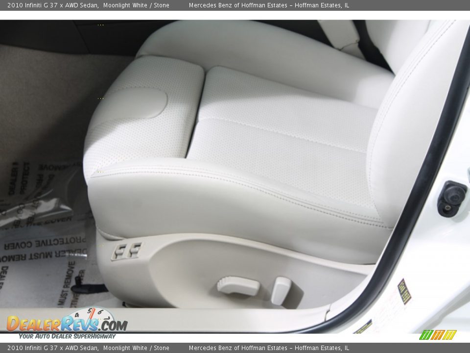 2010 Infiniti G 37 x AWD Sedan Moonlight White / Stone Photo #20