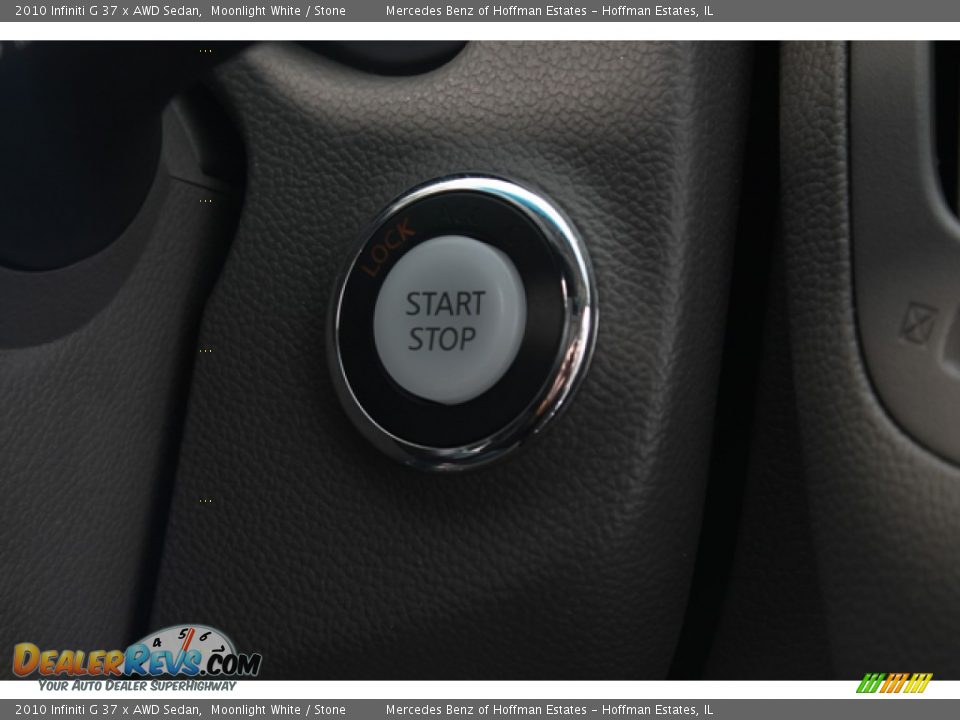 2010 Infiniti G 37 x AWD Sedan Moonlight White / Stone Photo #21