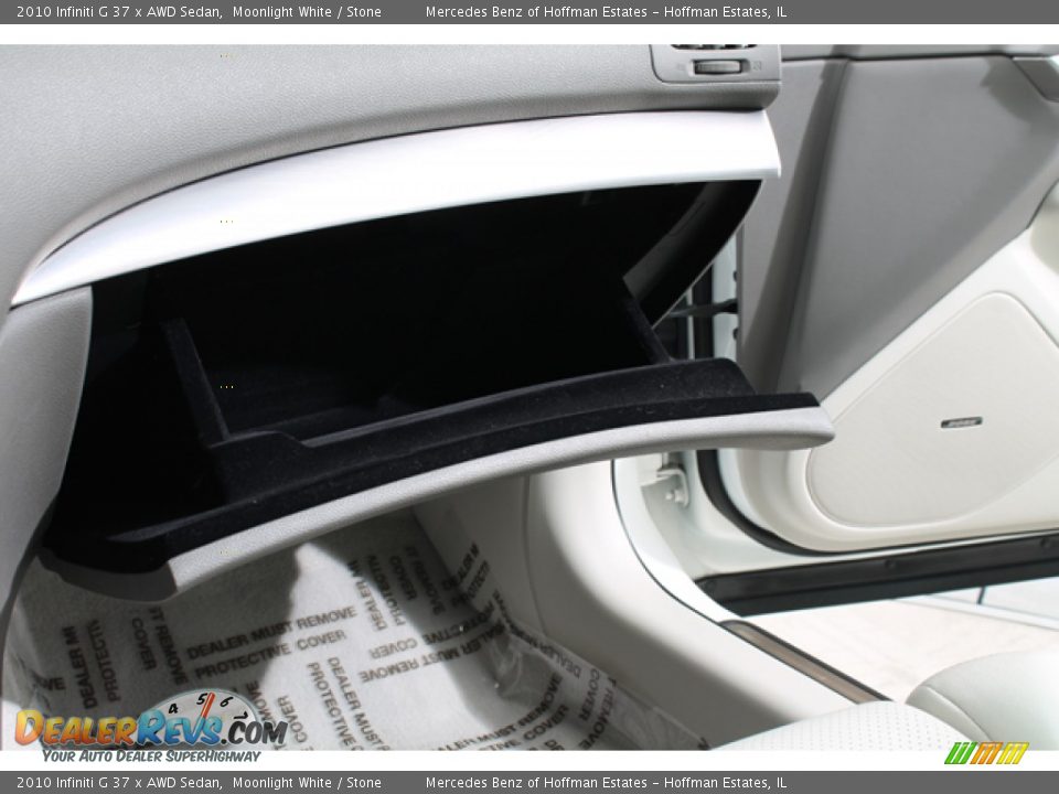 2010 Infiniti G 37 x AWD Sedan Moonlight White / Stone Photo #22