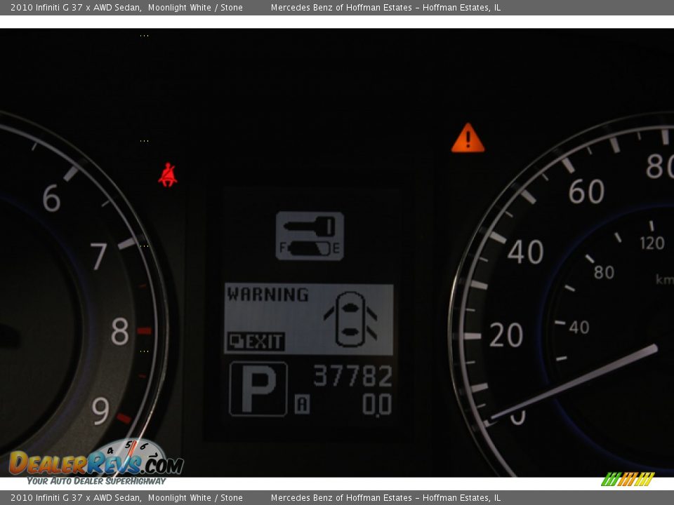 2010 Infiniti G 37 x AWD Sedan Moonlight White / Stone Photo #27