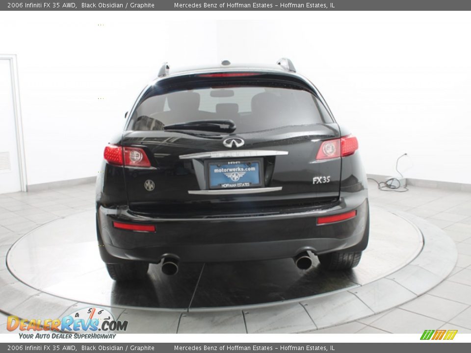 2006 Infiniti FX 35 AWD Black Obsidian / Graphite Photo #4