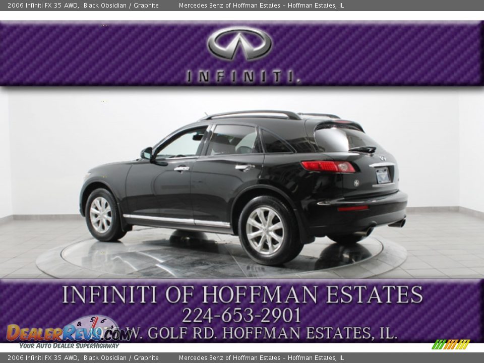 2006 Infiniti FX 35 AWD Black Obsidian / Graphite Photo #5
