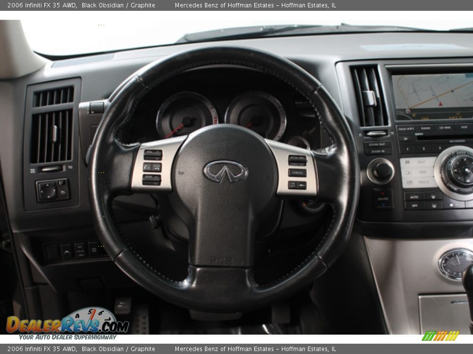 2006 Infiniti FX 35 AWD Black Obsidian / Graphite Photo #7
