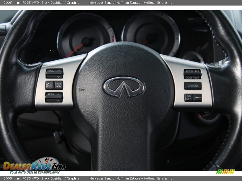 2006 Infiniti FX 35 AWD Black Obsidian / Graphite Photo #8