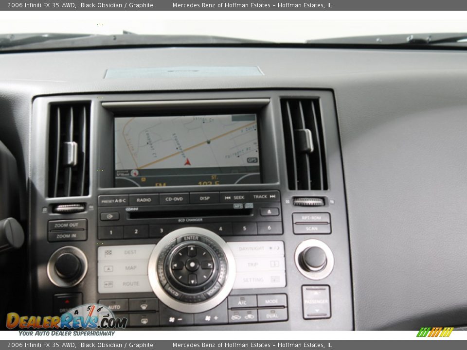 2006 Infiniti FX 35 AWD Black Obsidian / Graphite Photo #10