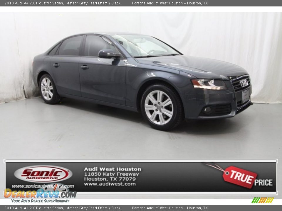 2010 Audi A4 2.0T quattro Sedan Meteor Gray Pearl Effect / Black Photo #1