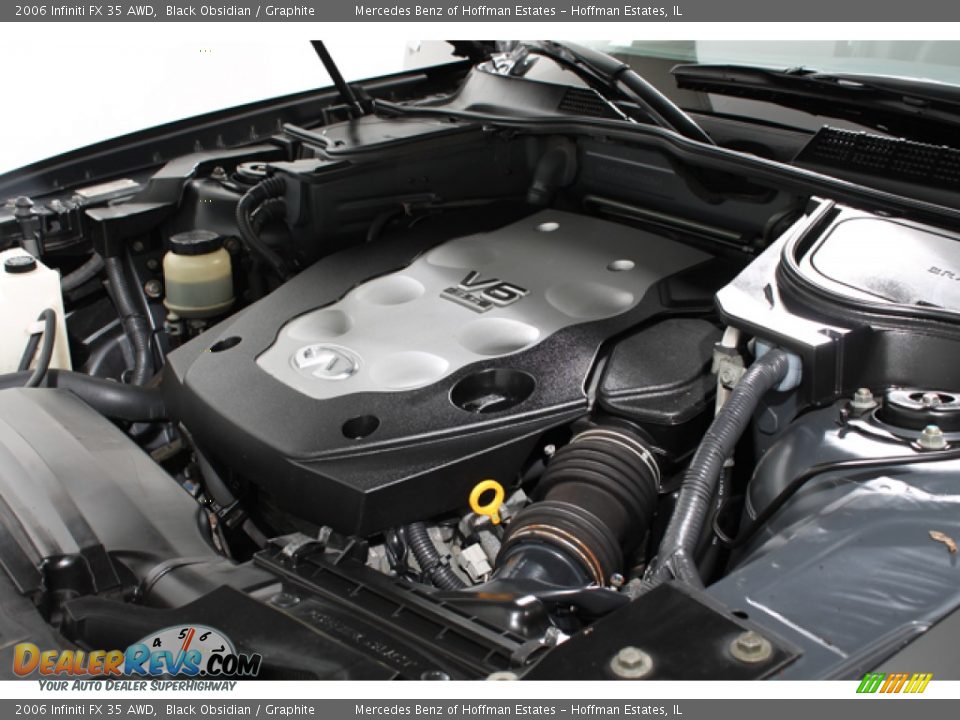 2006 Infiniti FX 35 AWD Black Obsidian / Graphite Photo #24