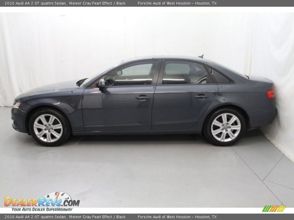 2010 Audi A4 2.0T quattro Sedan Meteor Gray Pearl Effect / Black Photo #10