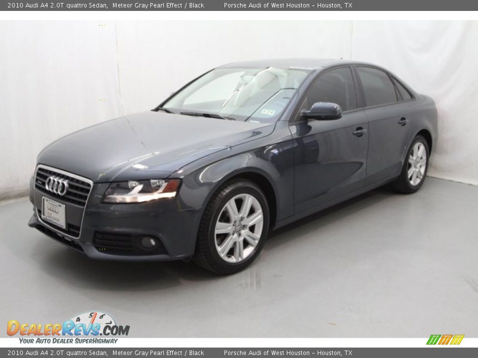 2010 Audi A4 2.0T quattro Sedan Meteor Gray Pearl Effect / Black Photo #13