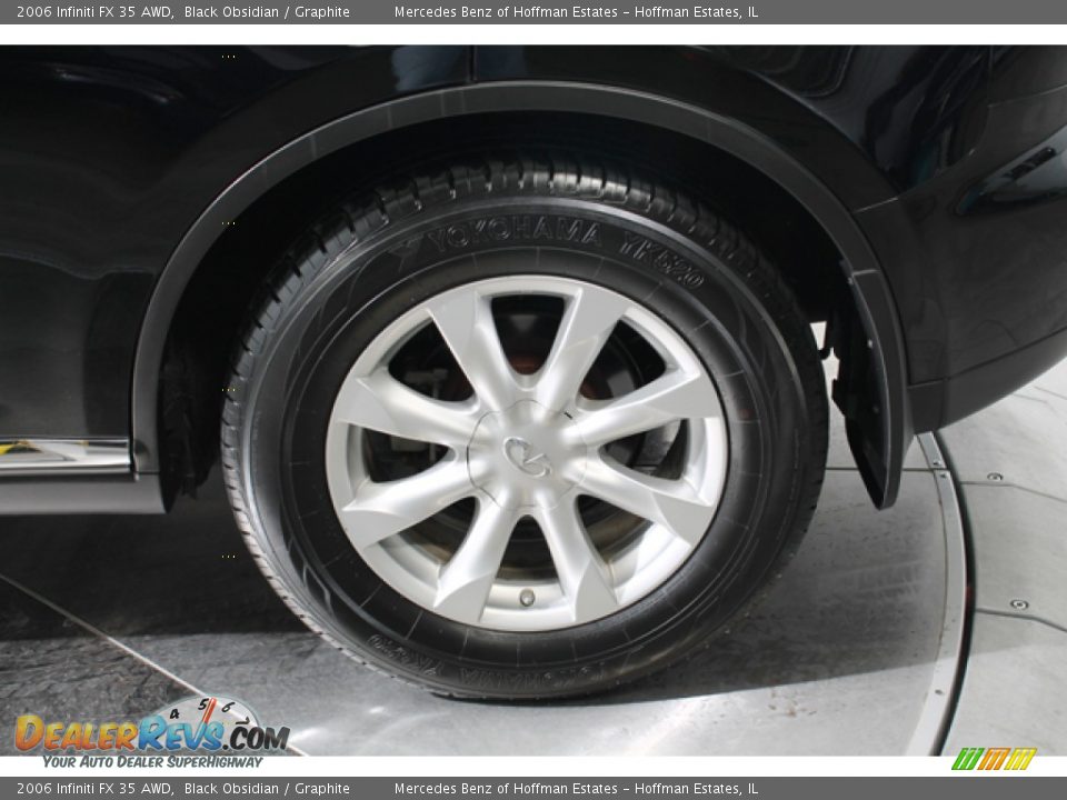 2006 Infiniti FX 35 AWD Black Obsidian / Graphite Photo #28