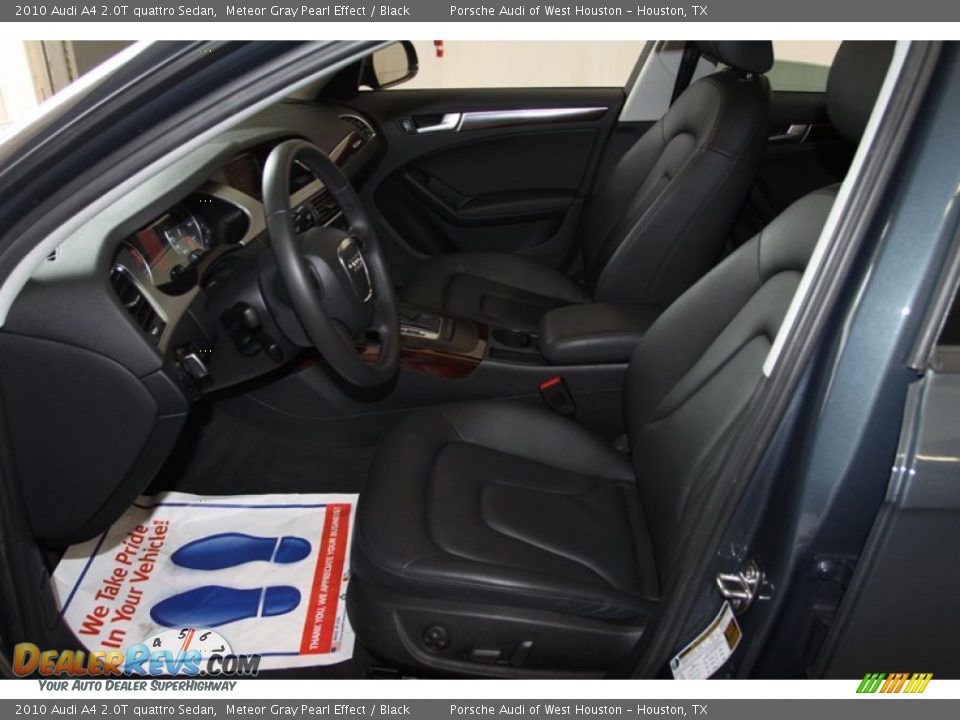 2010 Audi A4 2.0T quattro Sedan Meteor Gray Pearl Effect / Black Photo #15