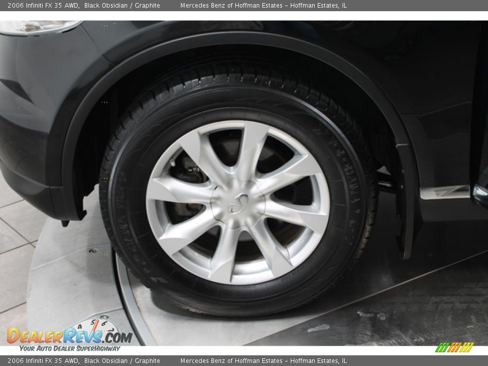 2006 Infiniti FX 35 AWD Black Obsidian / Graphite Photo #29