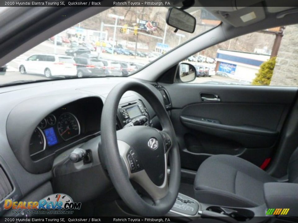 2010 Hyundai Elantra Touring SE Quicksilver / Black Photo #7
