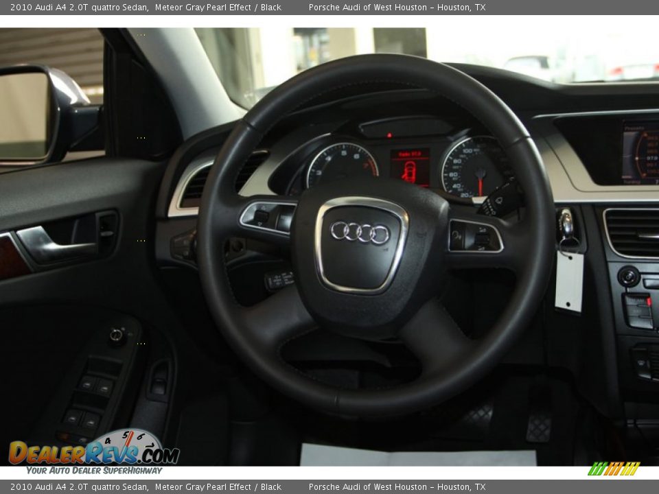 2010 Audi A4 2.0T quattro Sedan Meteor Gray Pearl Effect / Black Photo #22