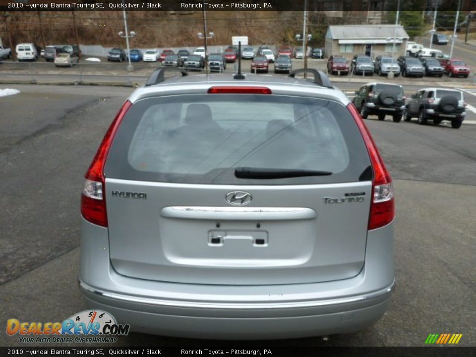 2010 Hyundai Elantra Touring SE Quicksilver / Black Photo #12