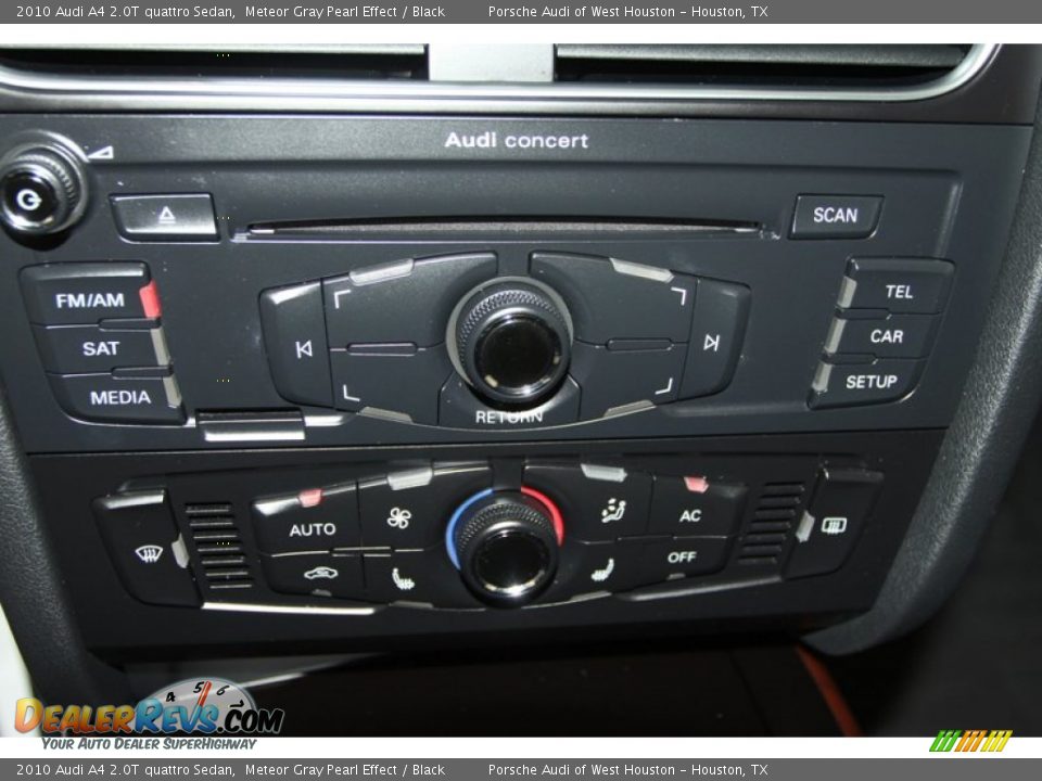 2010 Audi A4 2.0T quattro Sedan Meteor Gray Pearl Effect / Black Photo #26