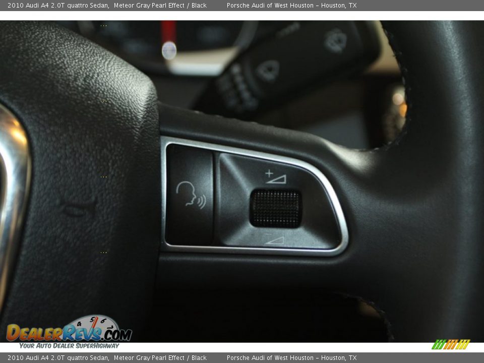 2010 Audi A4 2.0T quattro Sedan Meteor Gray Pearl Effect / Black Photo #28