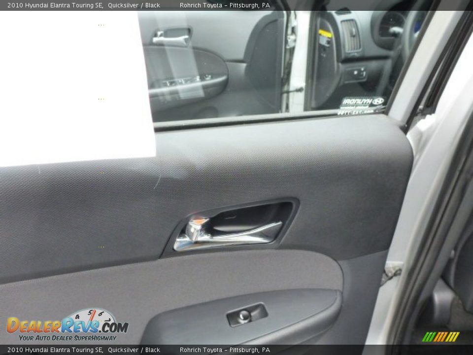 2010 Hyundai Elantra Touring SE Quicksilver / Black Photo #15