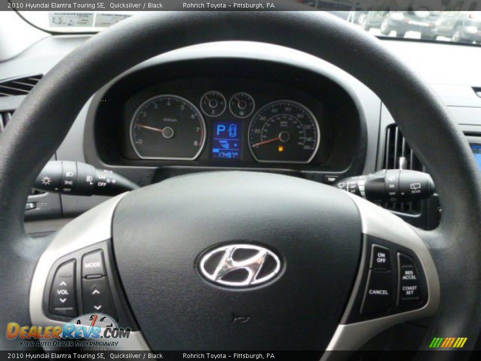 2010 Hyundai Elantra Touring SE Quicksilver / Black Photo #18