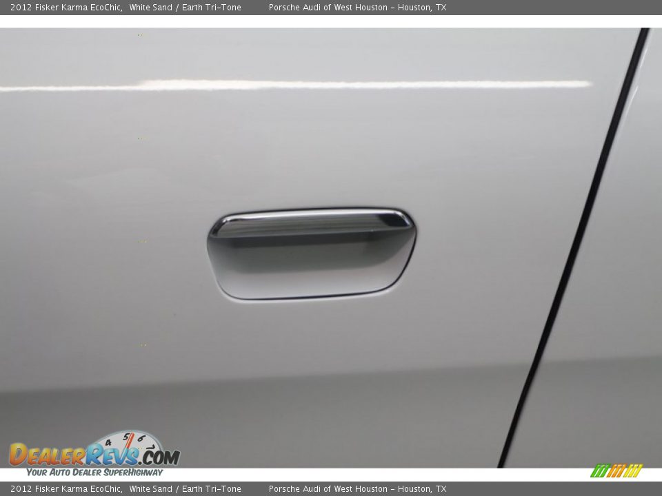2012 Fisker Karma EcoChic White Sand / Earth Tri-Tone Photo #5