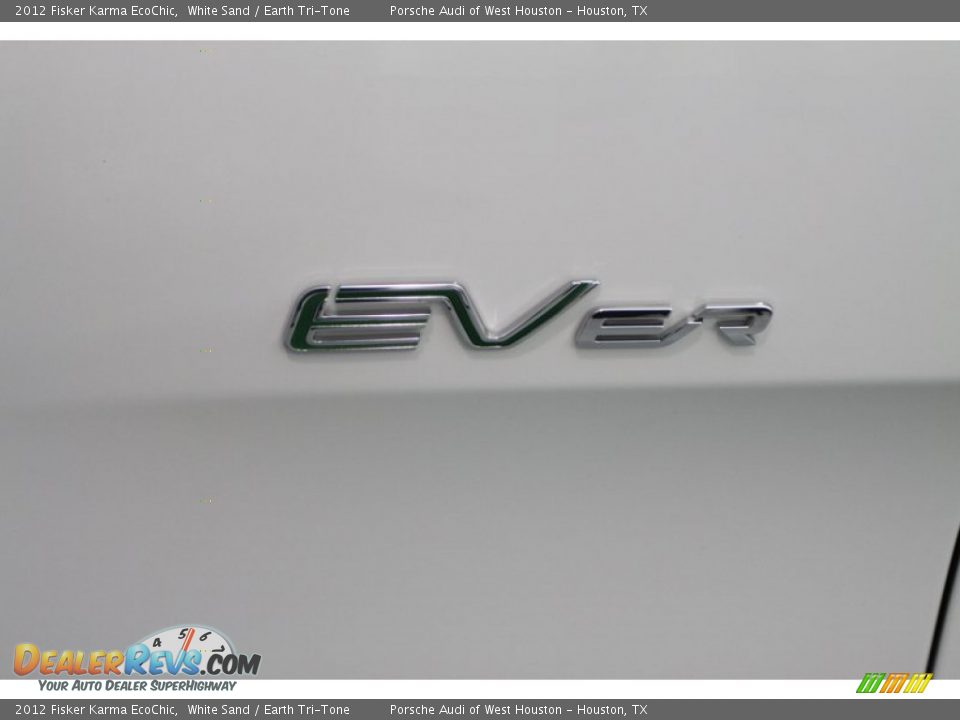 2012 Fisker Karma EcoChic White Sand / Earth Tri-Tone Photo #6