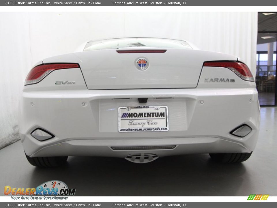 2012 Fisker Karma EcoChic White Sand / Earth Tri-Tone Photo #10