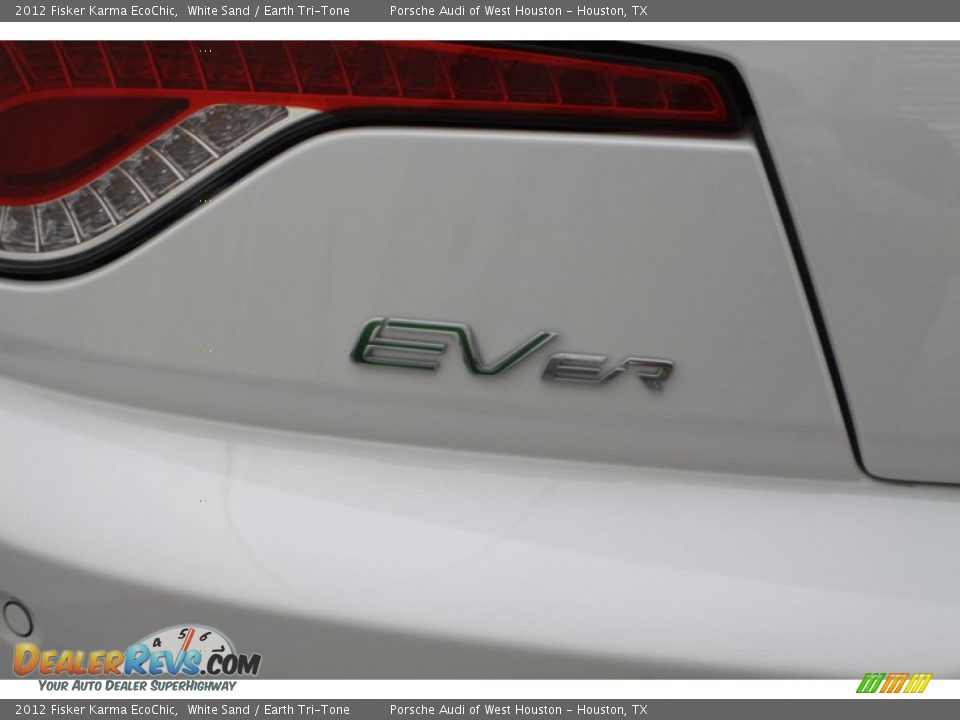 2012 Fisker Karma EcoChic White Sand / Earth Tri-Tone Photo #11
