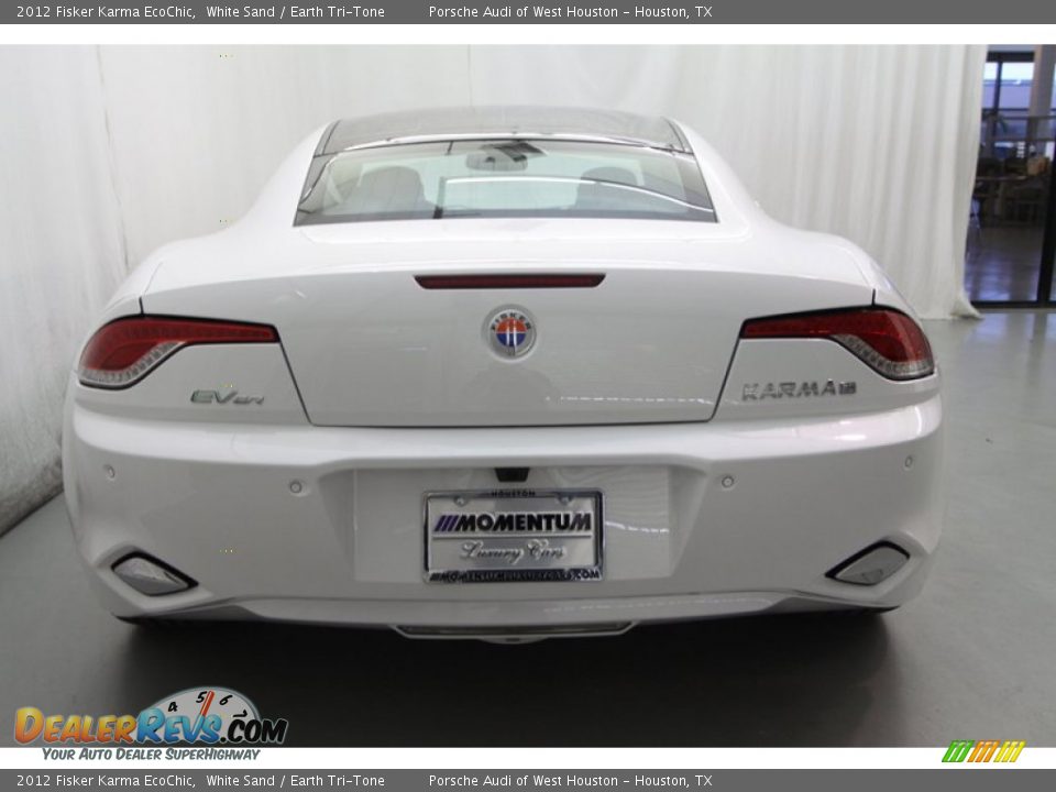 2012 Fisker Karma EcoChic White Sand / Earth Tri-Tone Photo #12
