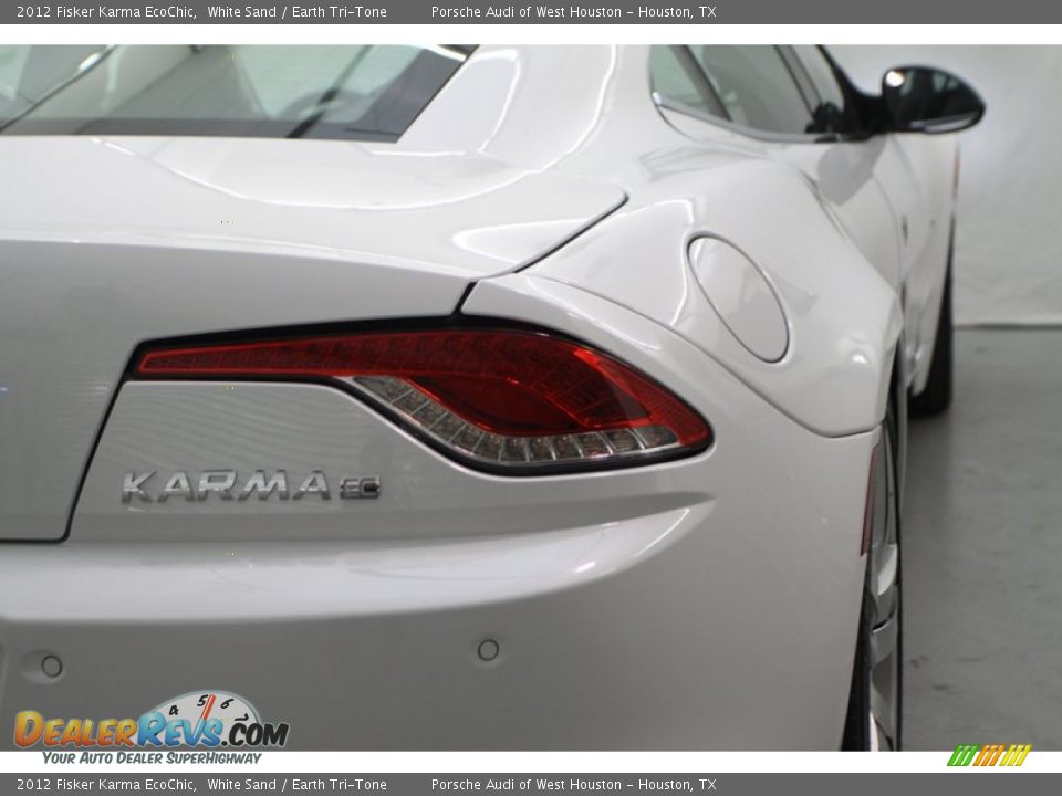 2012 Fisker Karma EcoChic White Sand / Earth Tri-Tone Photo #13
