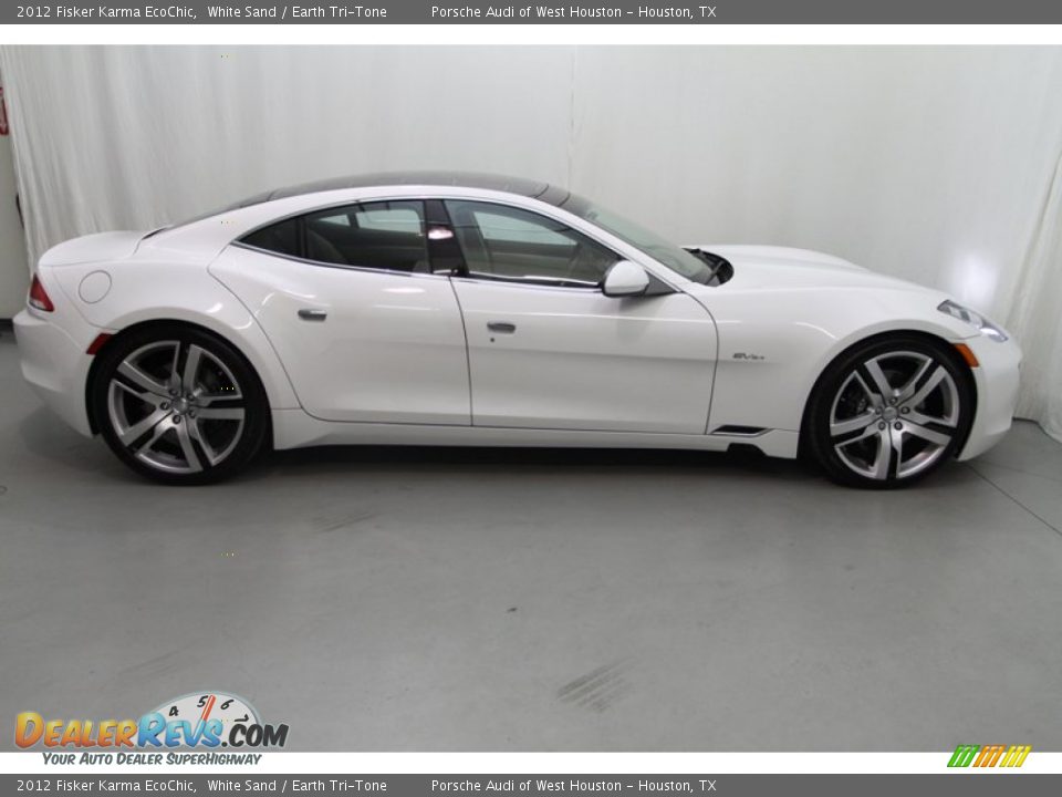 2012 Fisker Karma EcoChic White Sand / Earth Tri-Tone Photo #15