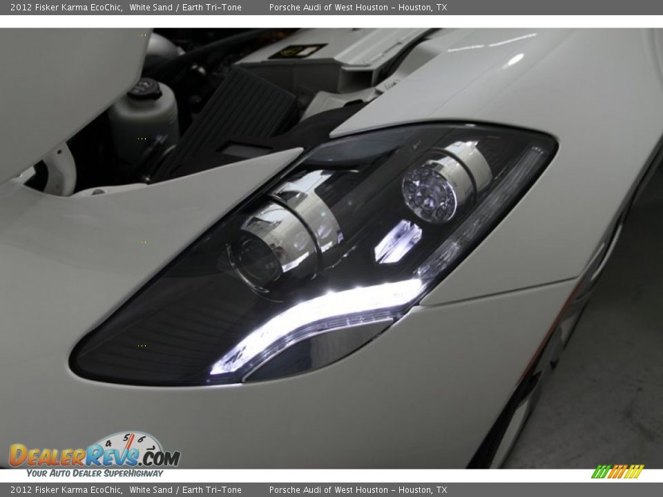 2012 Fisker Karma EcoChic White Sand / Earth Tri-Tone Photo #22