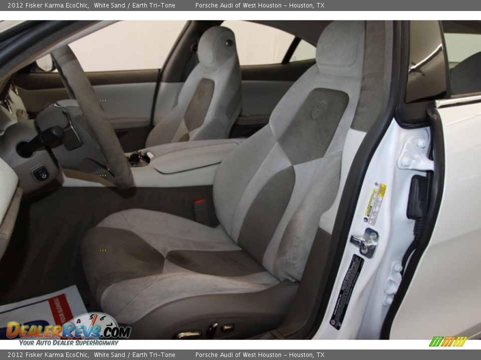 Front Seat of 2012 Fisker Karma EcoChic Photo #30
