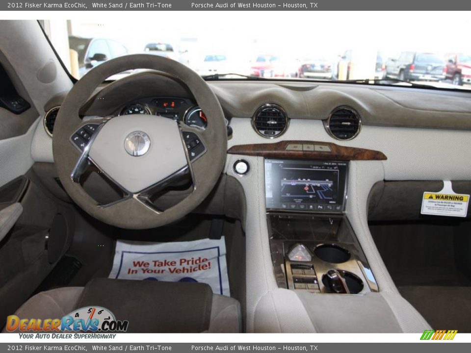 Dashboard of 2012 Fisker Karma EcoChic Photo #35