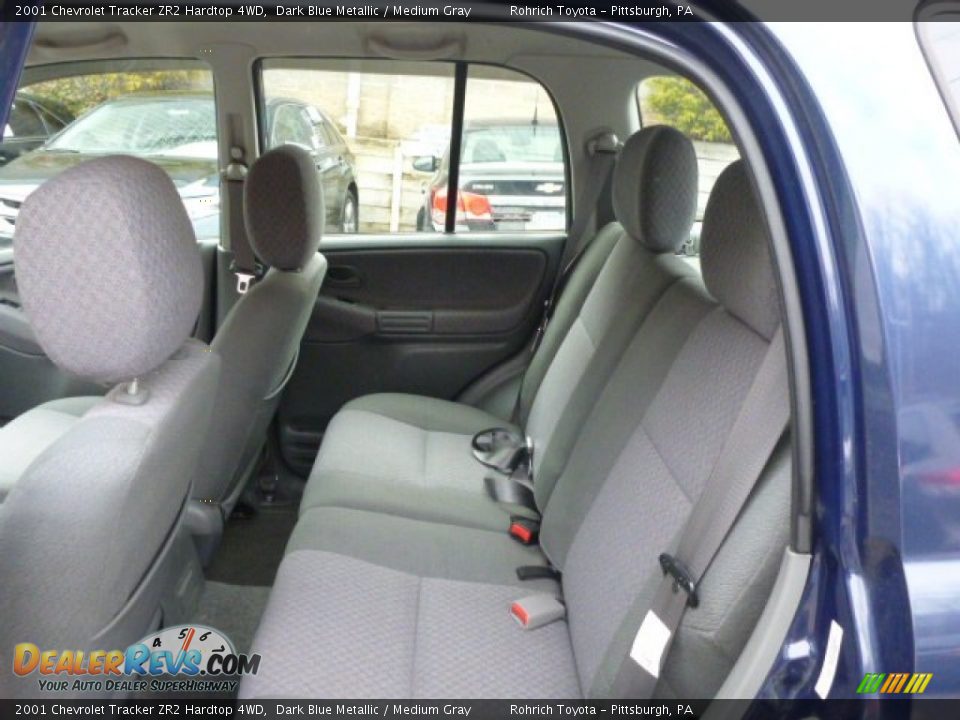Rear Seat of 2001 Chevrolet Tracker ZR2 Hardtop 4WD Photo #5