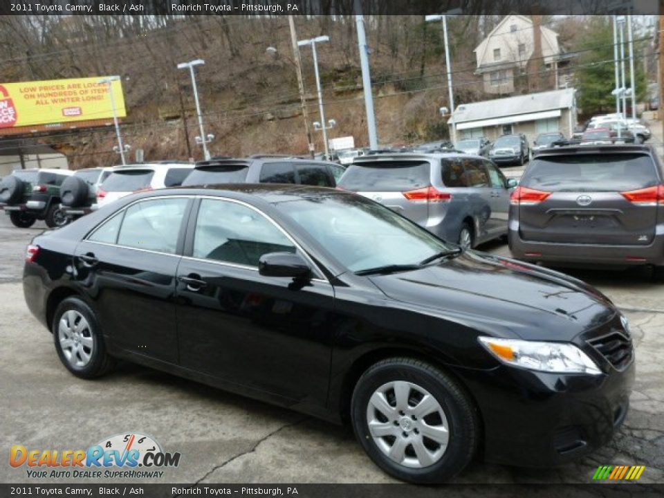 2011 Toyota Camry Black / Ash Photo #1